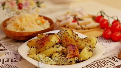 картофель в пакете для запекания