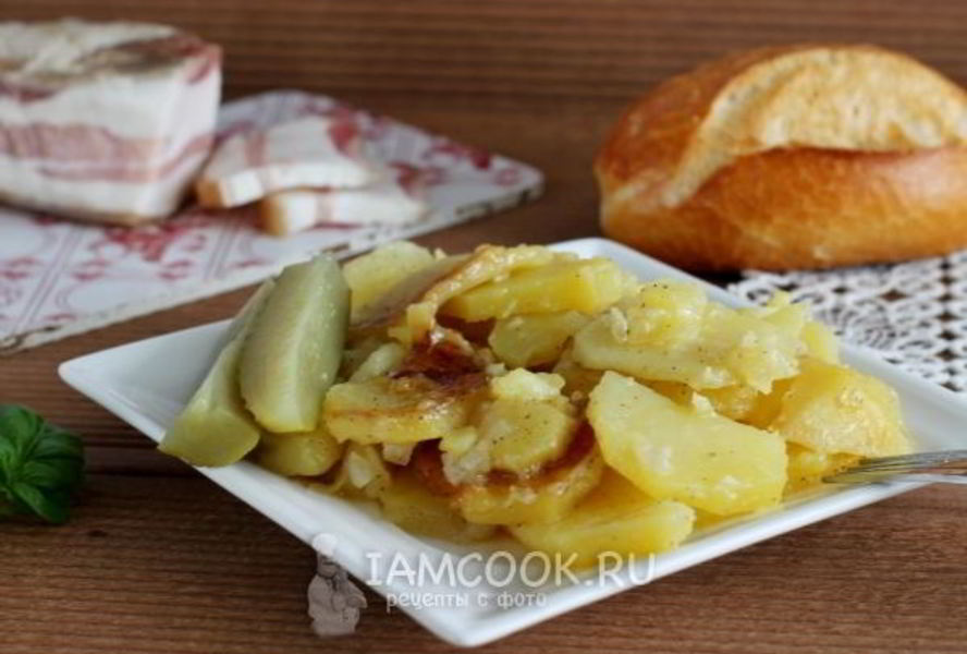 Картофель жареный с майонезом в мультиварке