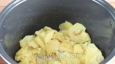 картофель жареный с майонезом в мультиварке