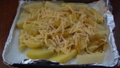 картошка под сыром в духовке
