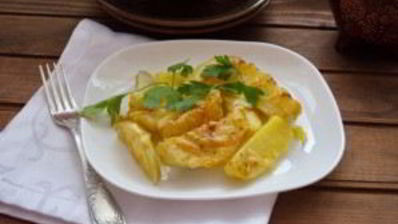 картошка под сыром в духовке