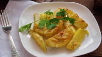 картошка под сыром в духовке