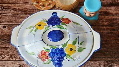 картошка с грибами и майонезом в духовке