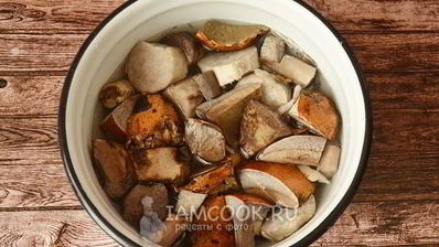 картошка с грибами и майонезом в духовке