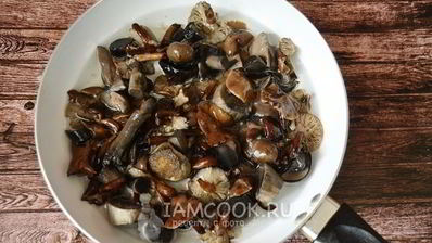 картошка с грибами и майонезом в духовке