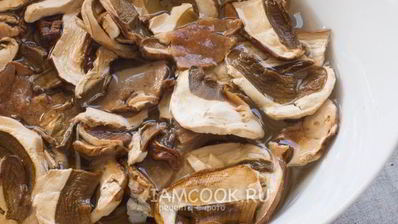 картошка с грибами в сметане в духовке