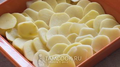 картошка с грибами в сметане в духовке