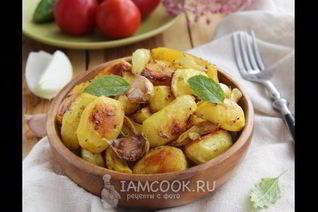 Картошка с луком в духовке
