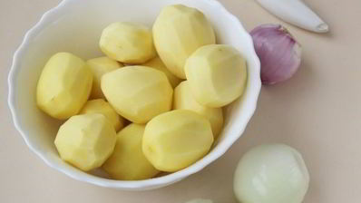 картошка с луком в духовке