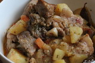 Картошка в чугунке в духовке