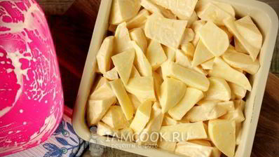 картошка в духовке с майонезом