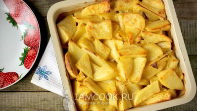 картошка в духовке с майонезом