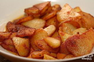 Картошка, жареная в мультиварке