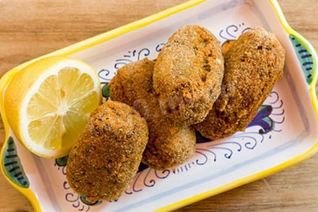 Крокеты с сыром и мясом