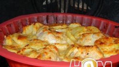 молочный картофель по быстрому