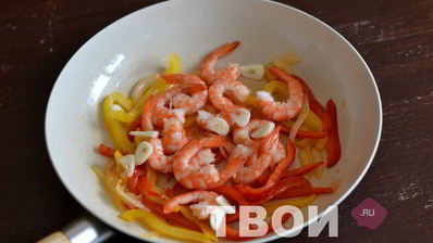 рис с креветками