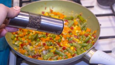 рис с мексиканской смесью