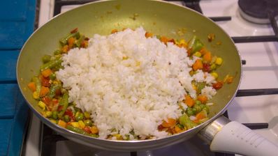 рис с мексиканской смесью