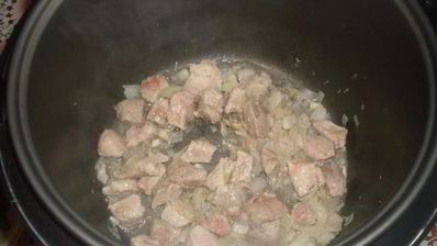 рис с мясом и овощами в мультиварке