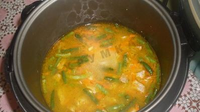 рис с мясом и овощами в мультиварке