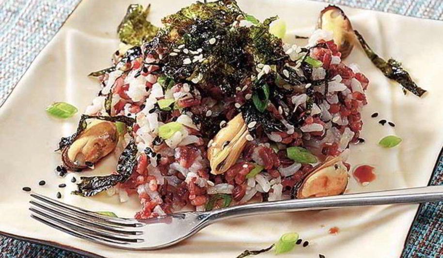 Рецепт риса с водорослями нори