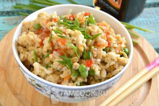 Рис с яйцом по-китайски