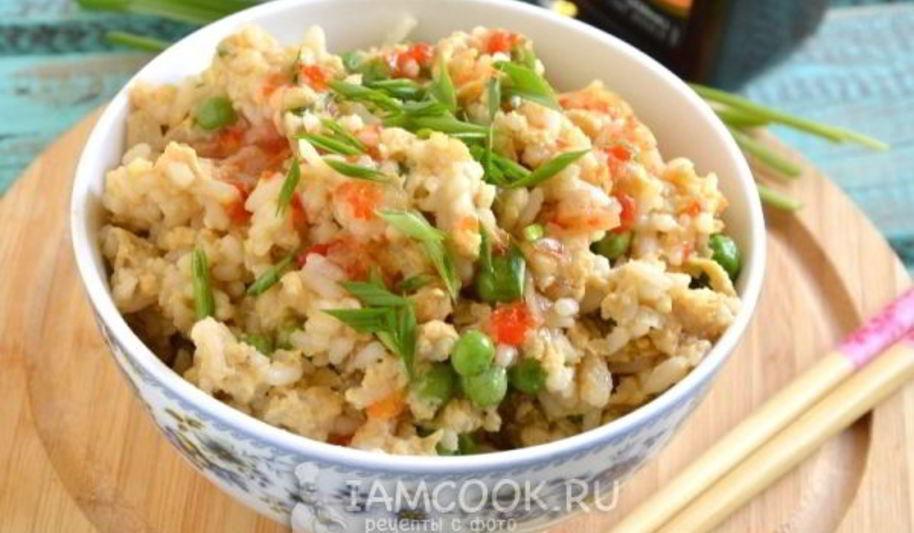 Рецепт риса с яйцом по-китайски