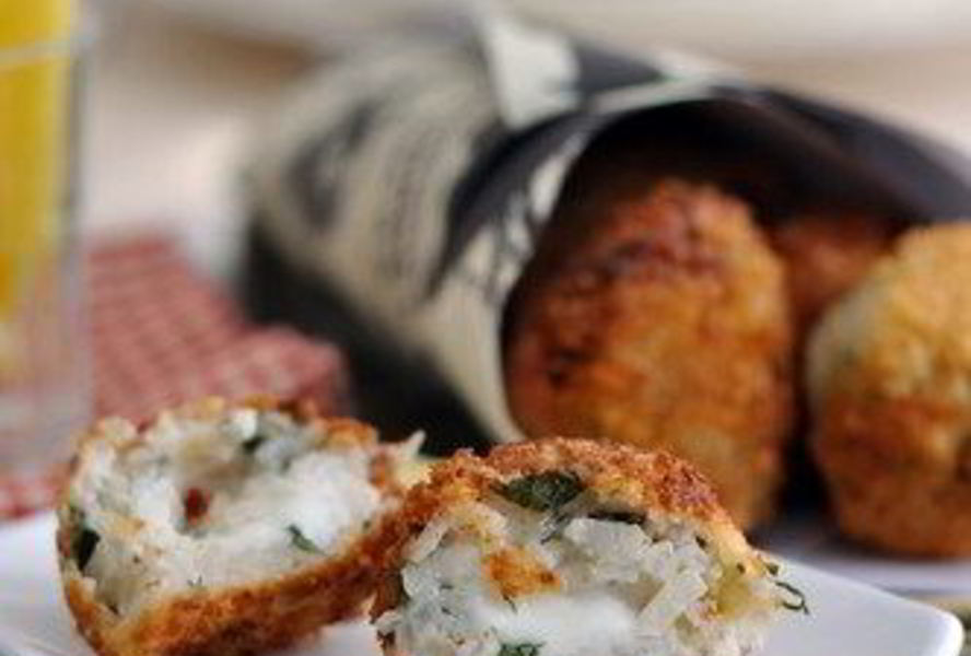 Рисовые крокеты с горгонзолой