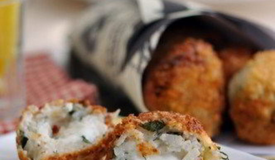 Рецепт рисовых крокетов с горгонзолой