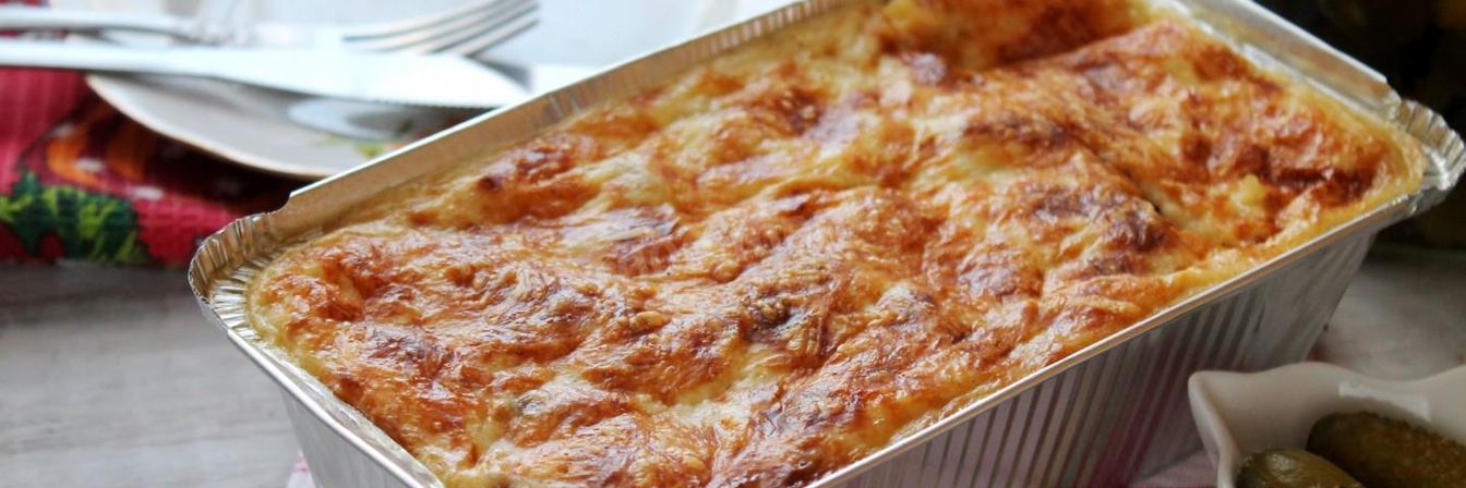 Запеканка картофель с куриным фаршем в духовке