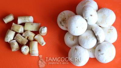 жареная картошка с грибами в мультиварке