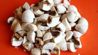 жареная картошка с грибами в мультиварке