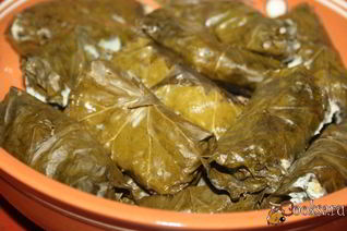 Долма с филе морского окуня