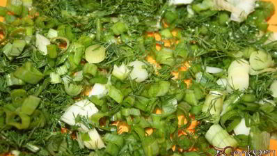 долма с филе морского окуня