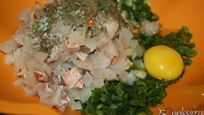 долма с филе морского окуня