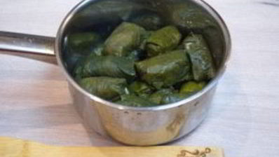 долма в виноградных листьях