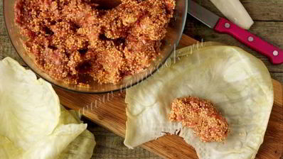 голубцы с фаршем и пшеном в мультиварке