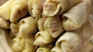 голубцы с фаршем и пшеном в мультиварке