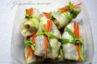 Голубцы с грибами и овощами