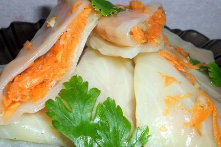 Голубцы с морковкой
