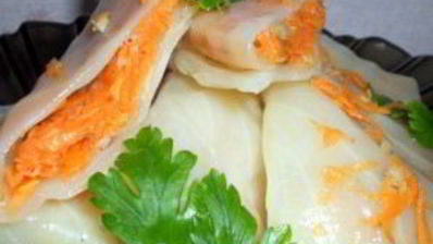 голубцы с морковкой