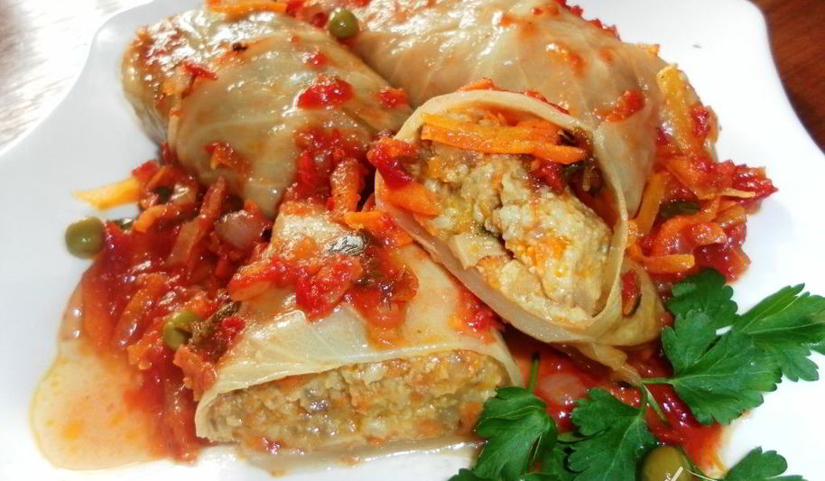 Рецепт голубцов с пшенным фаршем