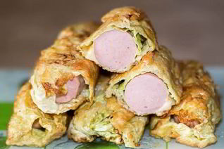 Голубцы с сосисками