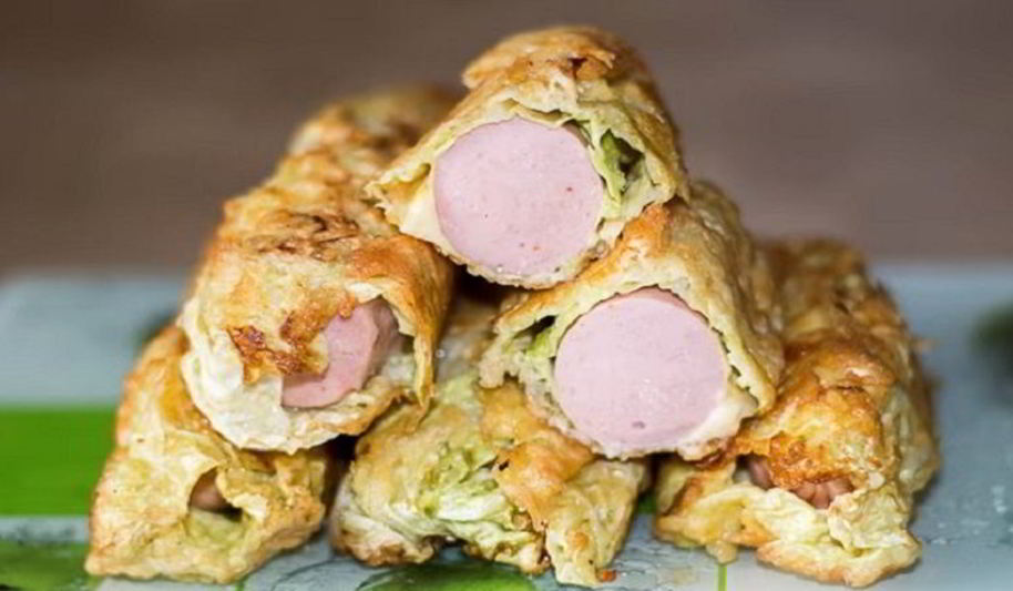 Рецепт голубцов с сосисками