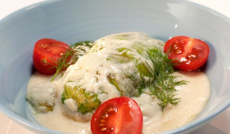 Рецепт голубцов с треской и красным рисом