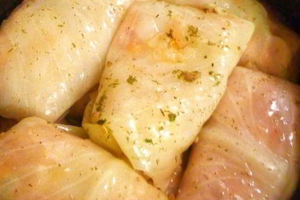 Голубцы в мультиварке с фаршем и рисом