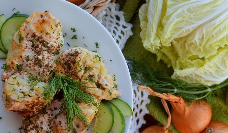 Рецепт голубцов в пекинской капусте