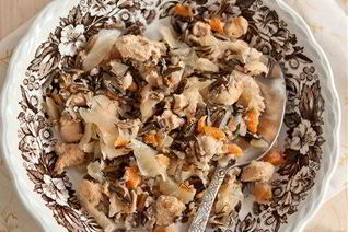 Ленивые голубцы с курицей, в духовке