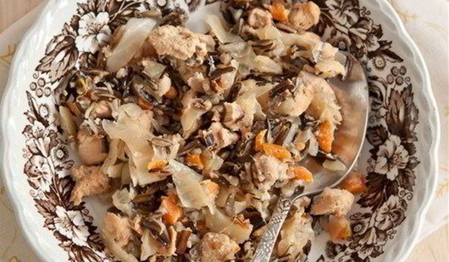 Рецепт ленивых голубцов с курицей, в духовке