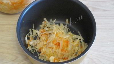 ленивые голубцы с квашеной капустой